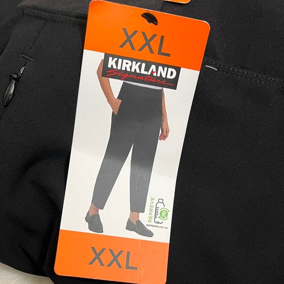 NWT Kirkland Signature Black Ankle Dress Pants - Picture 10 of 12